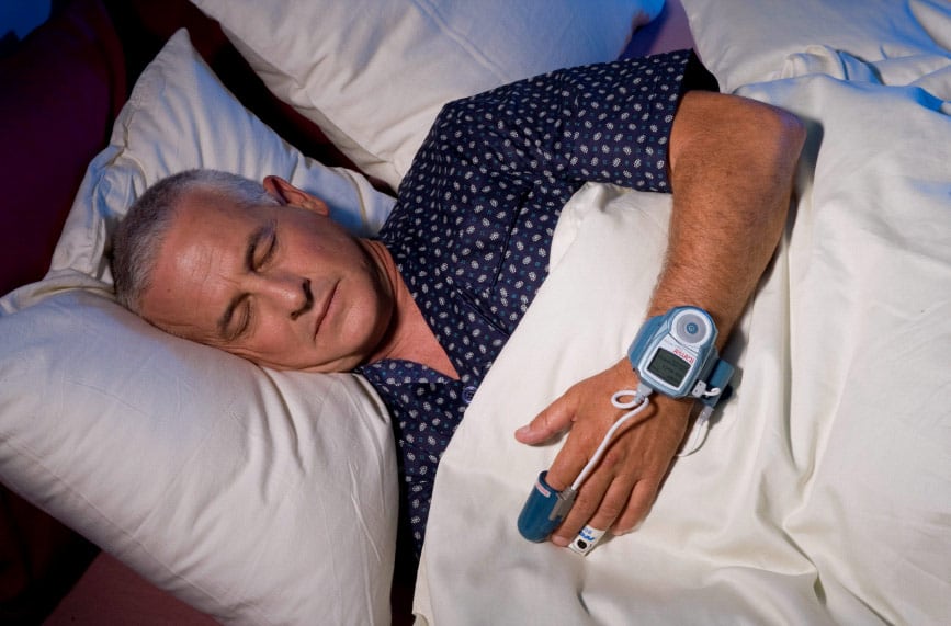 A small convenient way to get an at home sleep study near Arlington Heights, IL. Sleep Study Device